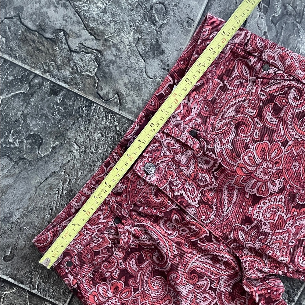 PRANA Paisley Print Women's Straight-leg Pants Preppy Casual Coastal Colourful - Picture 11 of 13